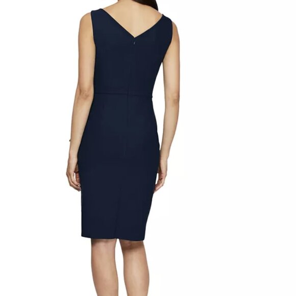 Alex Evenings Alex s Women's Compression Embellished Ruched Dress | SIZE 12 - Picture 2 of 5